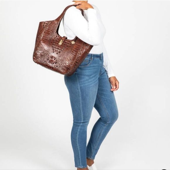 BRAHMIN Carla Hydro Melbourne genuine leather large tote new!!!! - Picture 11 of 16